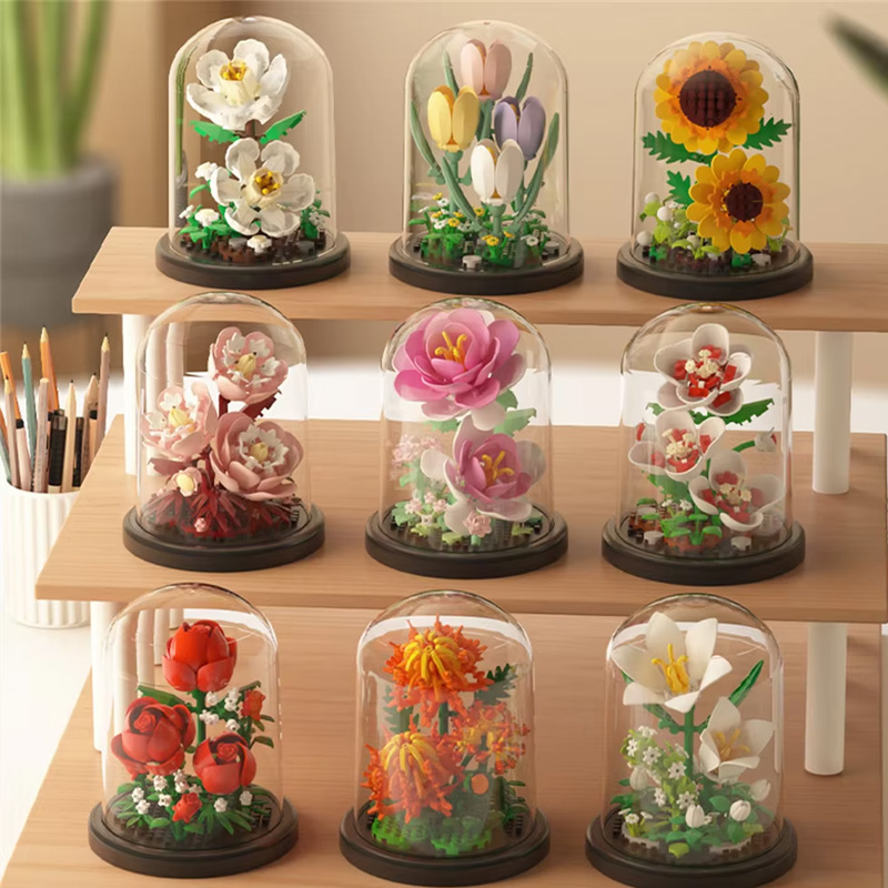 Kids Toys Under 100 - Blok Bangunan Pohon Sakura Rose Maple