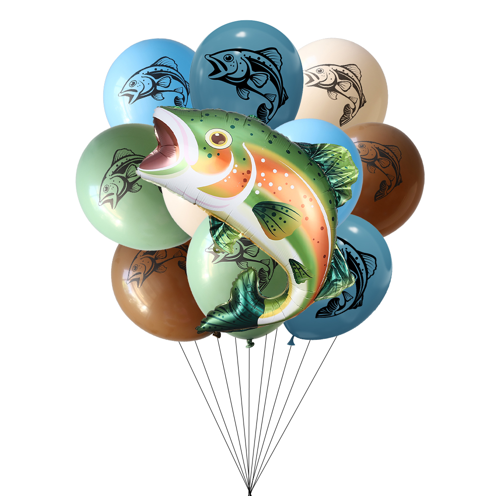 Water Balloon Set - Set Balon Ikan Trout Pelangi Balon