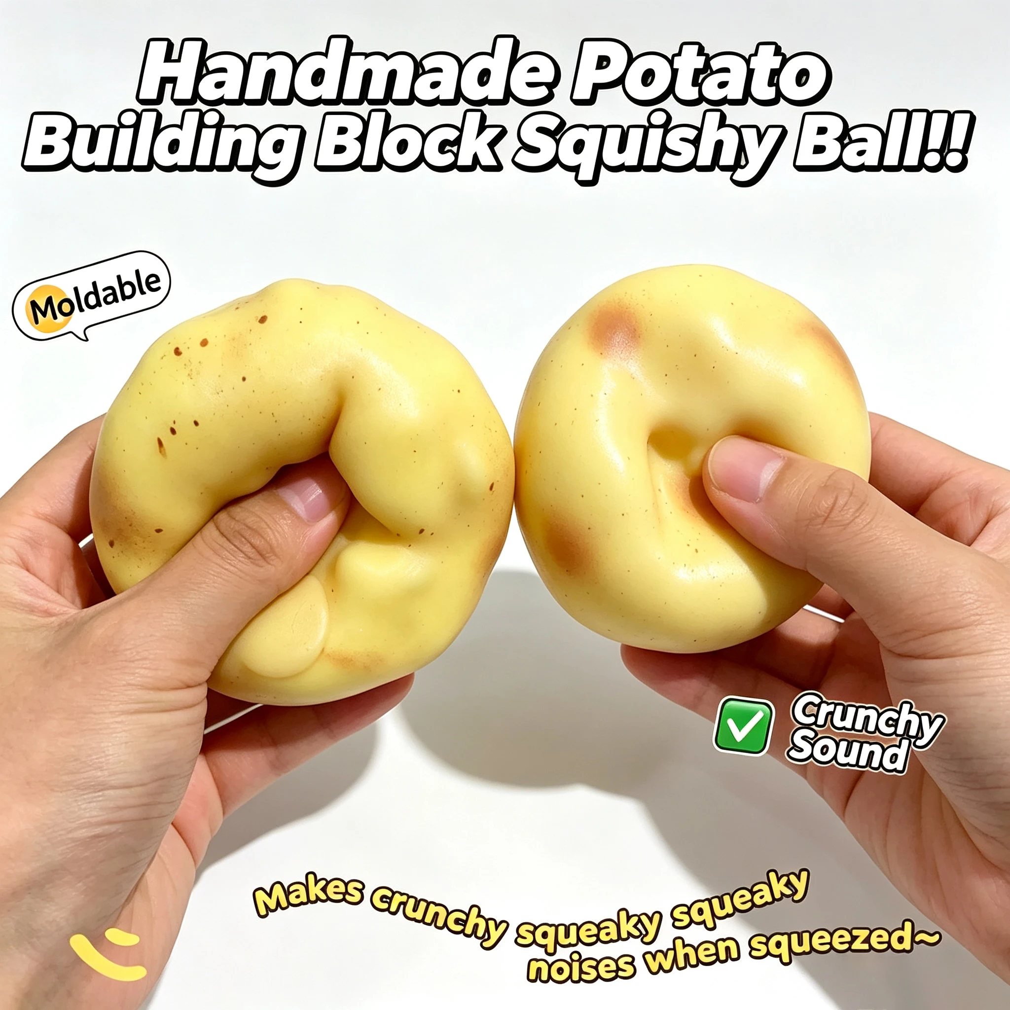 Kids Y Toys - Bola Stres Squishy Kentang Renyah, Mainan