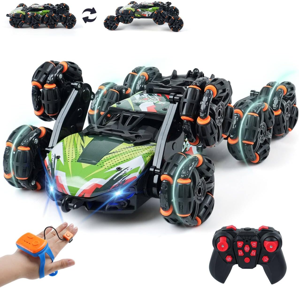 Kids Toys 10 Year Old - Mobil Stunt RC dengan Sensor Gerakan,