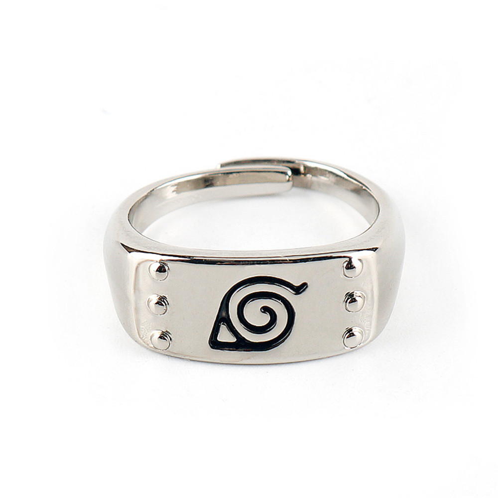 Kids Toys Logo - Liontin Logam Daun Anime Konoha Uzumaki