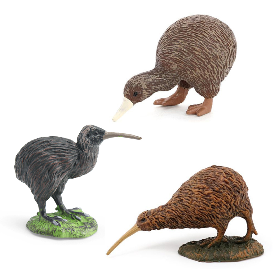 Kids Toys New Zealand - Figur Model Burung Kiwi Realistis, Mainan