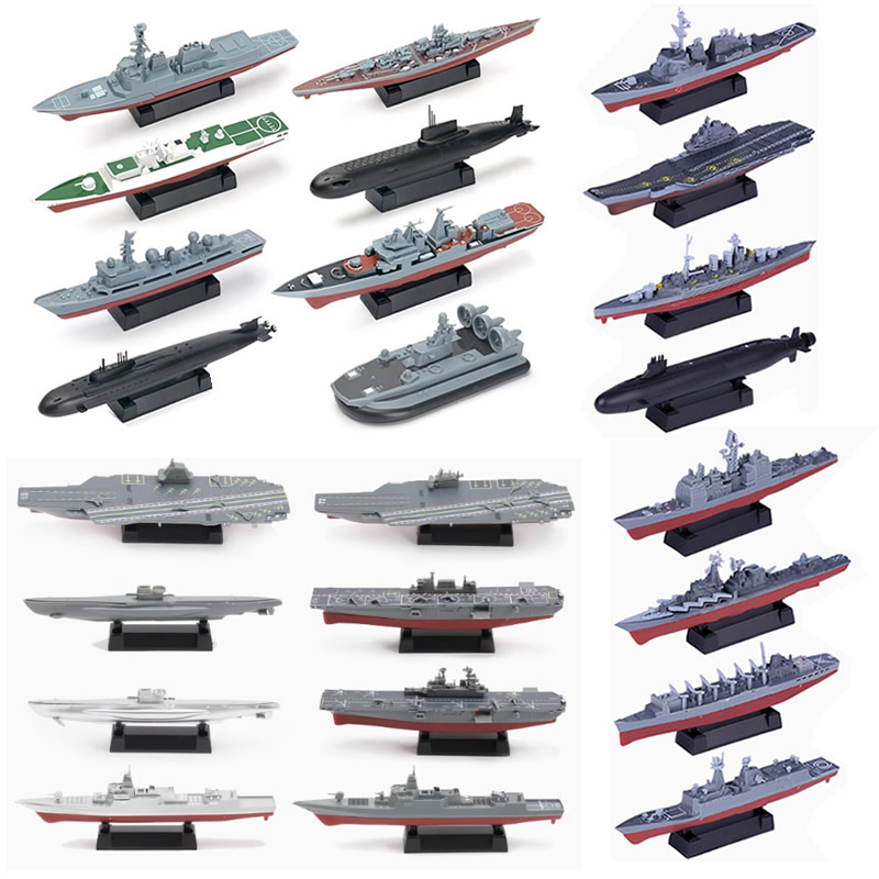 Kids Toys Under 1000 - 8pcs/set Model Kapal Perang 4D Rakitan
