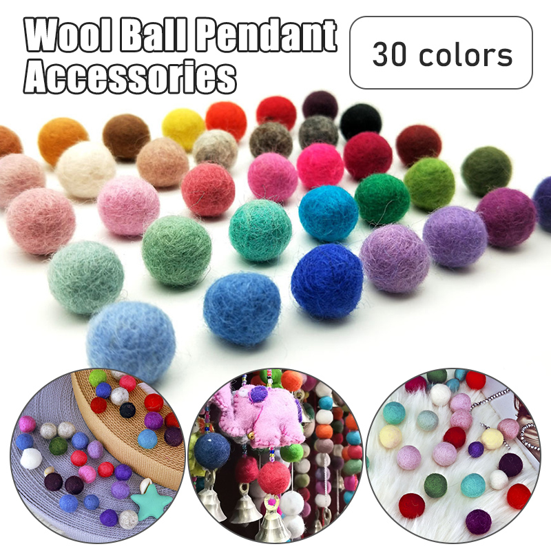 Kids Toys In Wholesale - 10/30 Buah 2Cm Wol Merasa Bola