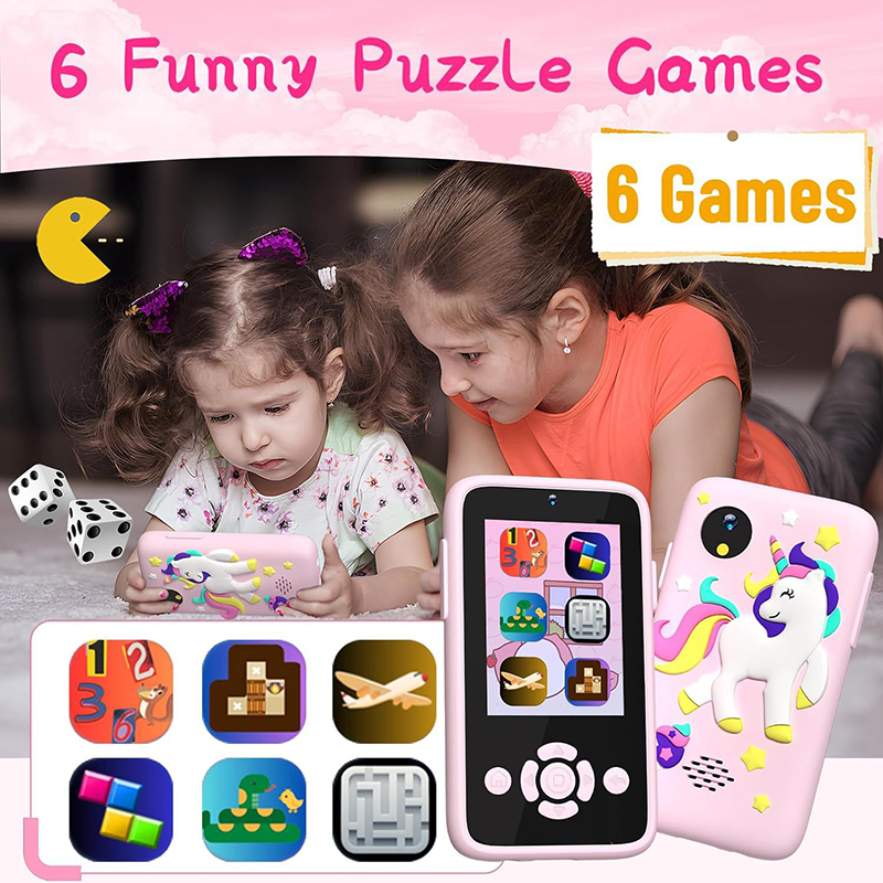 Kids Toys Smartphone - Mainan Kamera Ponsel Pintar Anak-anak, Puzzle