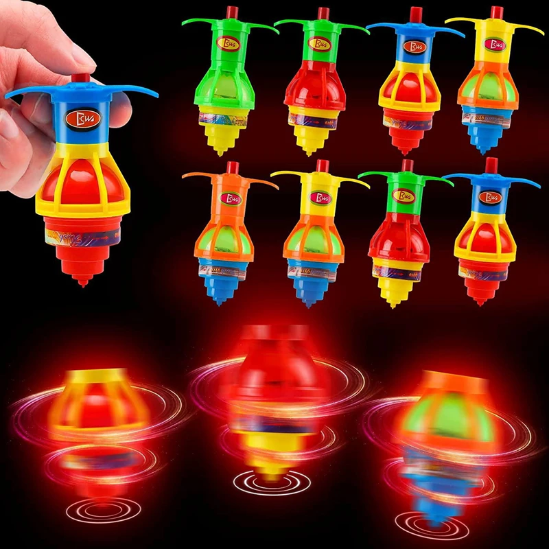 Kids Toys 10 Year Old - 10-20 buah cahaya berputar Gyro mainan