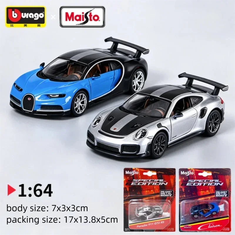 Kids Y Toys - Maisto 1:64 Skala Porsche 911 GT2