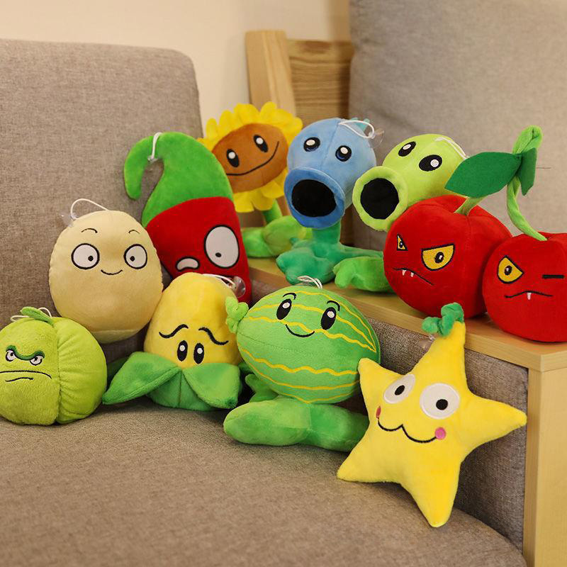Kids Zombie Toys - 15-20Cm Tanaman dengan Zombie Mainan Mewah