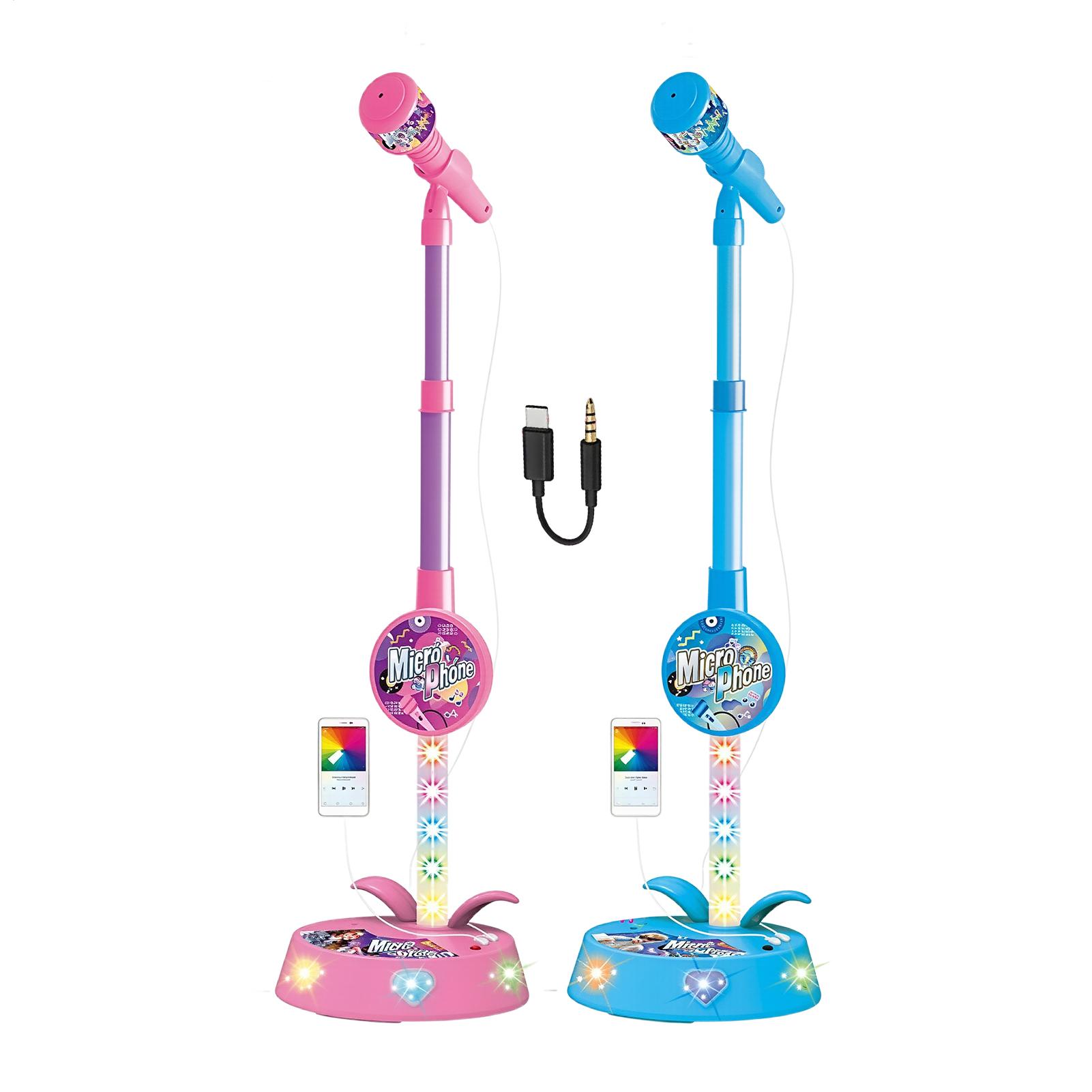 Kids Y Toys - Mikrofon untuk Anak-anak dengan Stand Nirkabel,