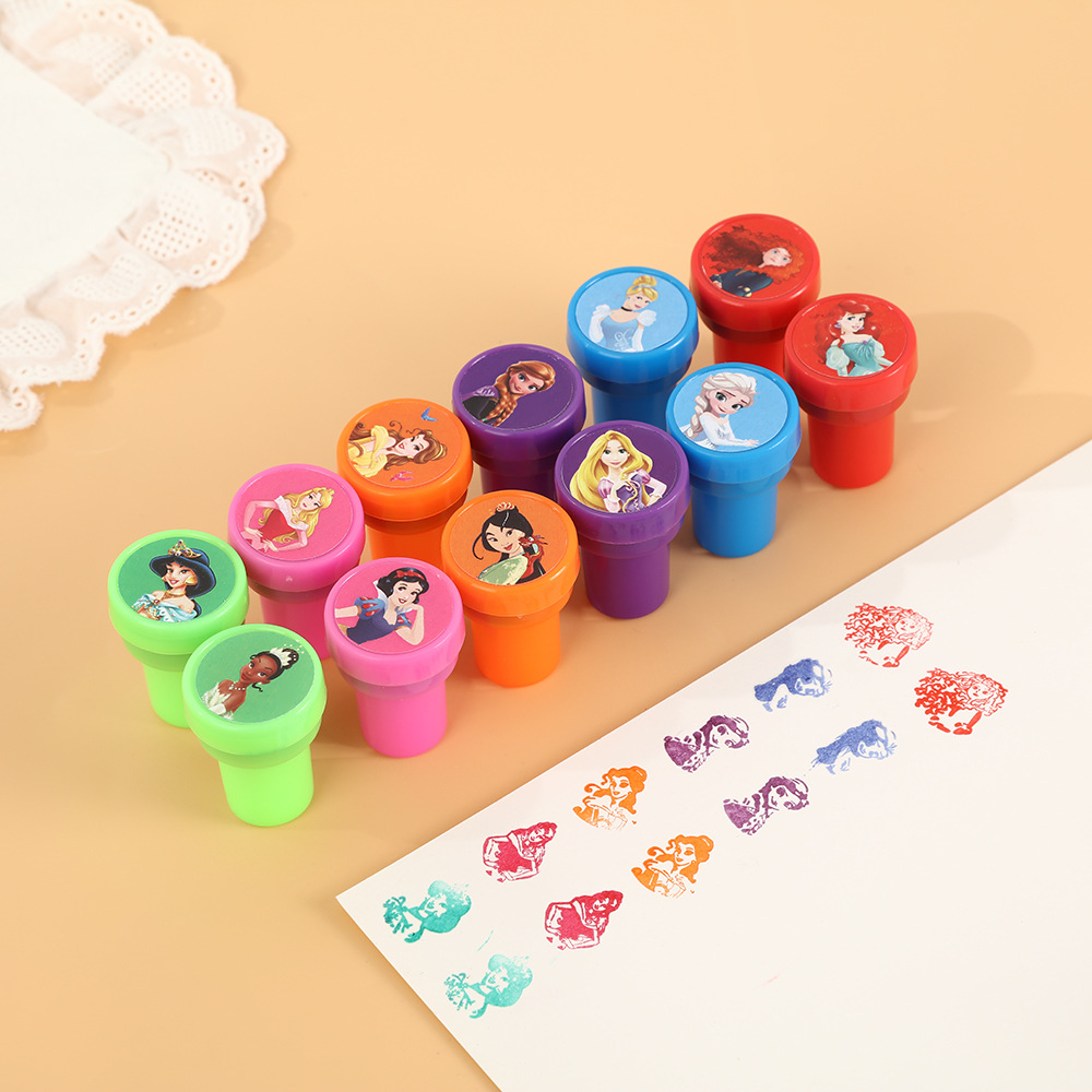 Kids Toys In Wholesale - 12 Buah Stempel Anak-anak Putri Stempel