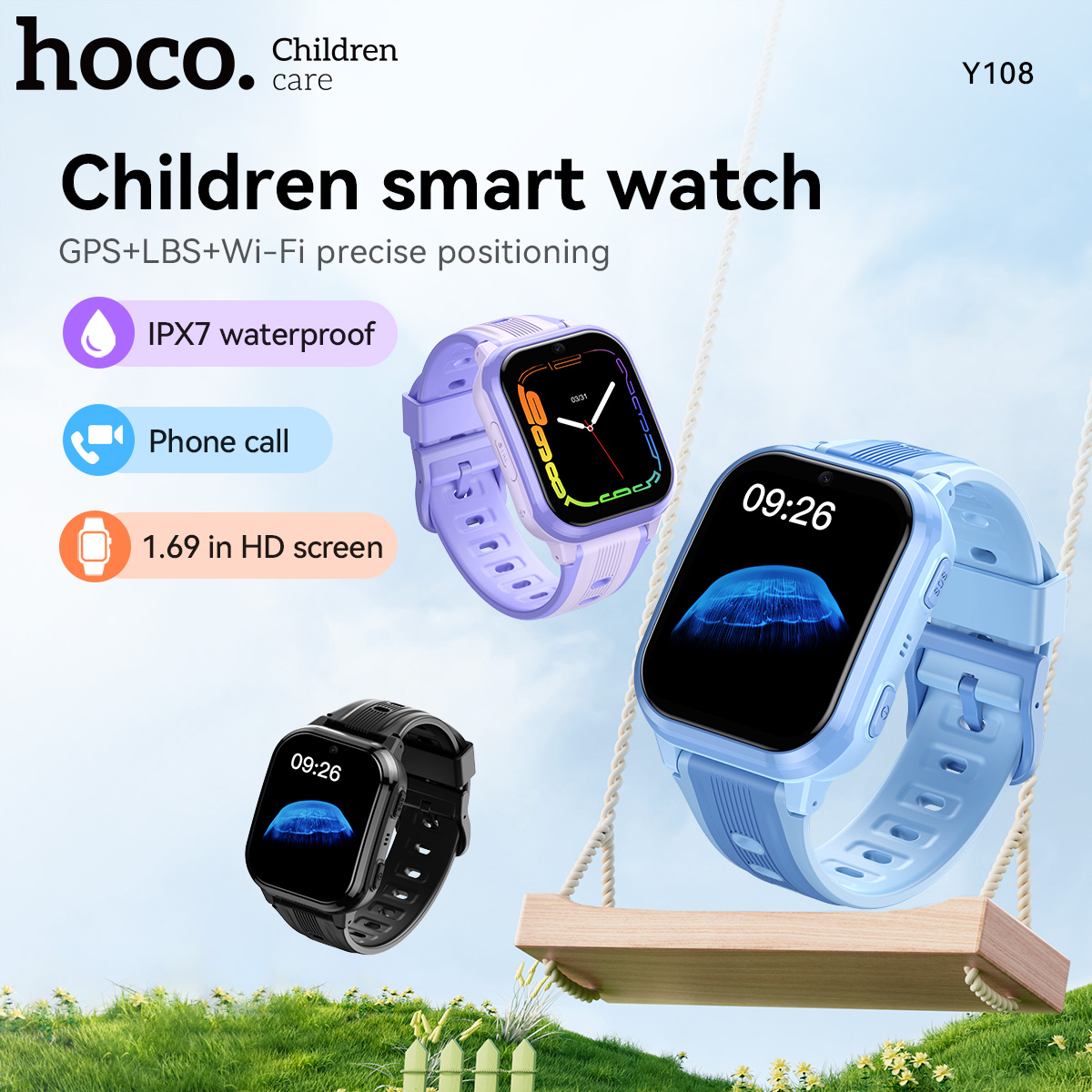 Kids Smartwatch Gps - Jam Tangan Pintar Anak HOCO Y108