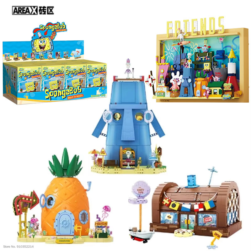 Lego Building Blocks - Areax Spongebob Bikini Bottom Building Block