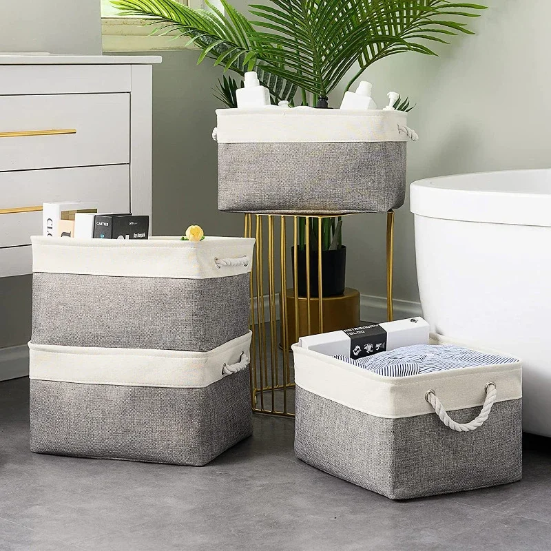 Kids Toys Clearance - Keranjang Penyimpanan Lipat Linen, Kotak Penyimpanan