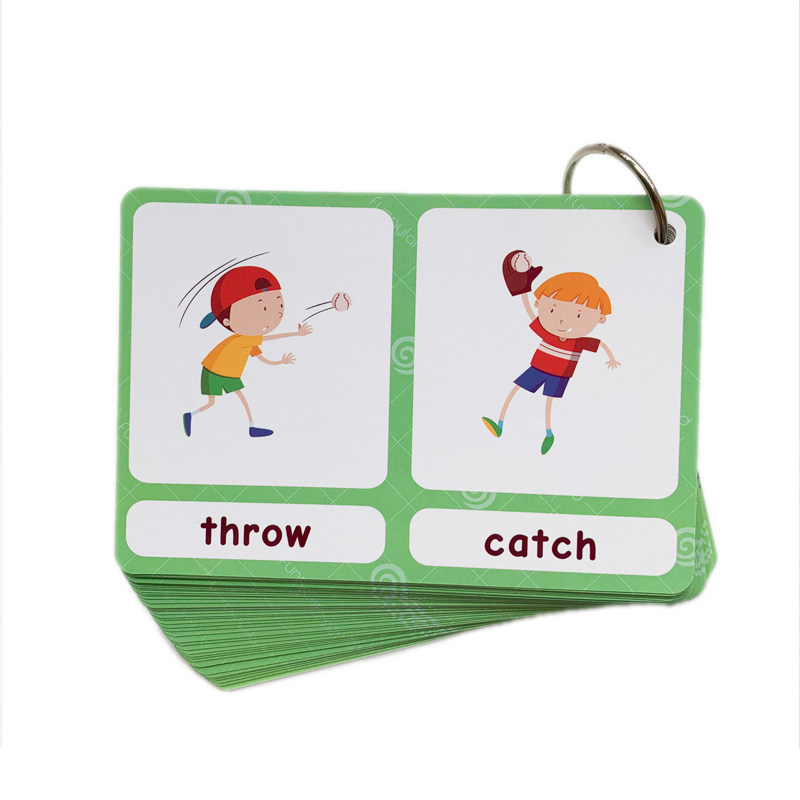 100 Kartu Flashcard Kata Bahas - Kids Toys China ulasan dan harga