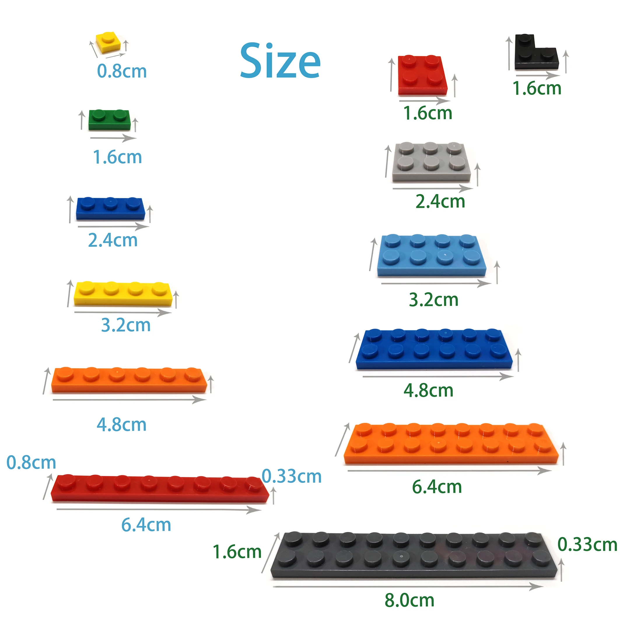 100 buah ubin 1x1 bundar DIY b - Kids Toys Under 100 ulasan dan harga