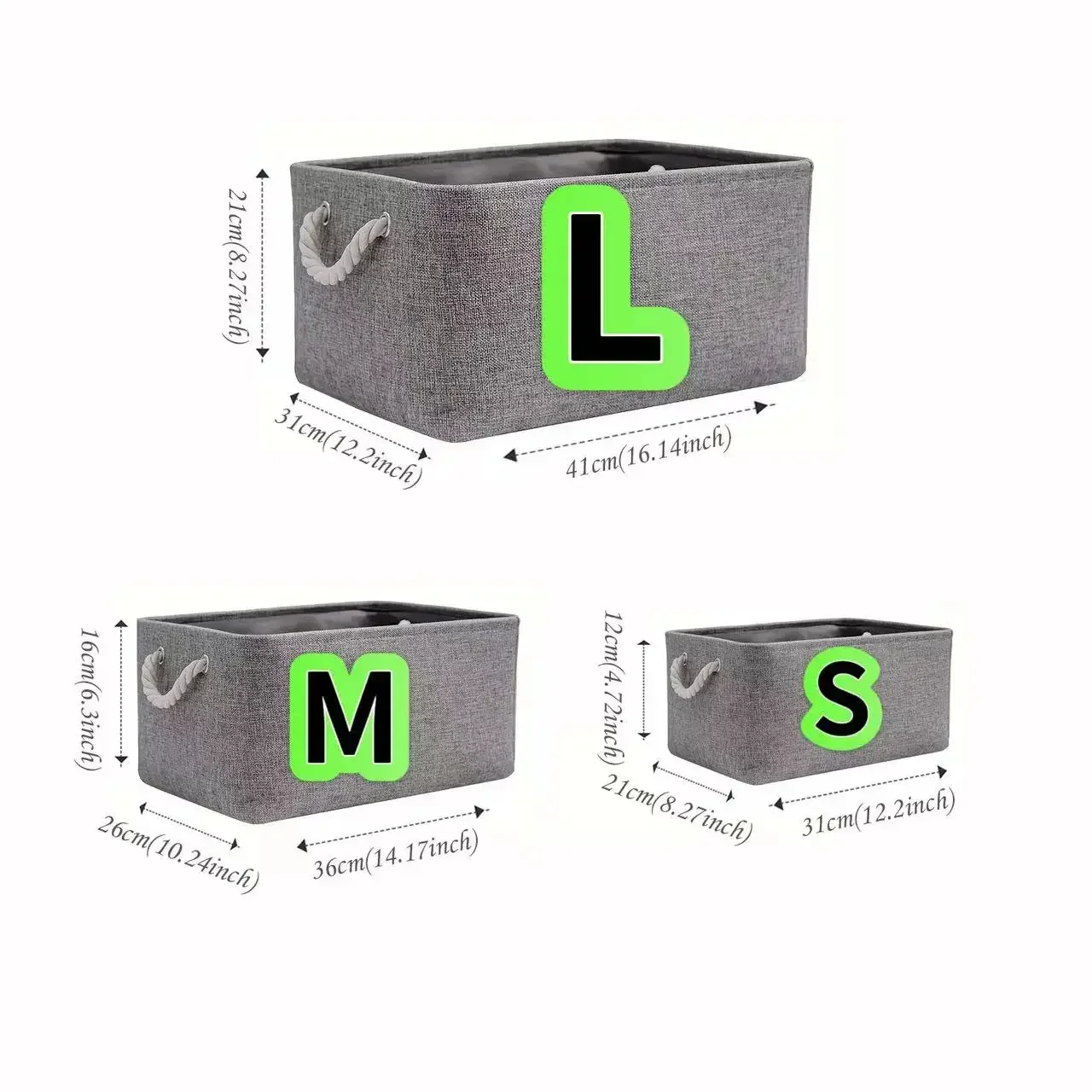 Keranjang Penyimpanan Linen Li - Kids Toys Clearance ulasan dan harga