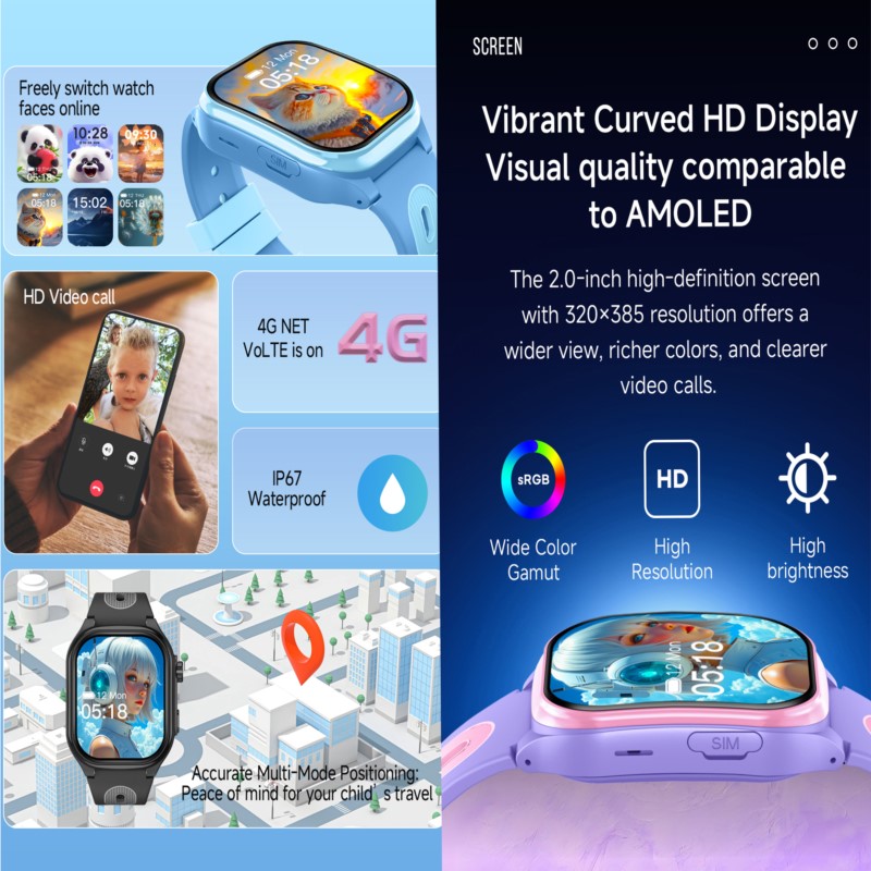 Jam Tangan Pintar 4G Anak Laya - Kids Smartwatch Gps ulasan dan harga
