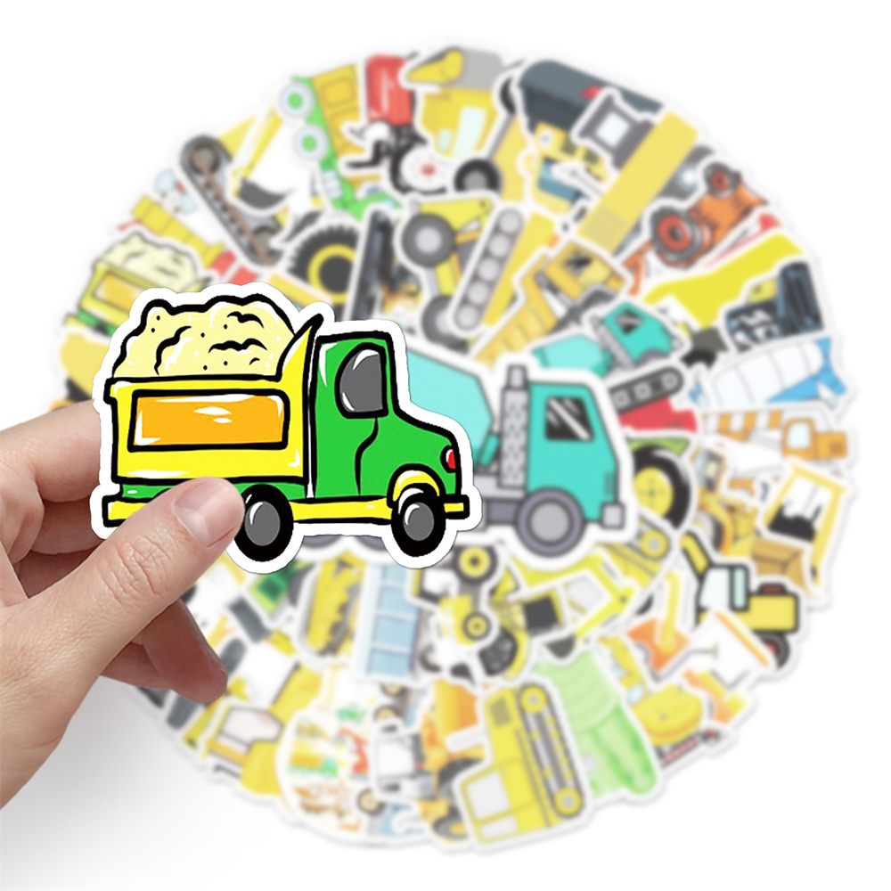 10/30/50 Buah Kartun Truk Eksk - Kids Toys In Wholesale ulasan dan harga
