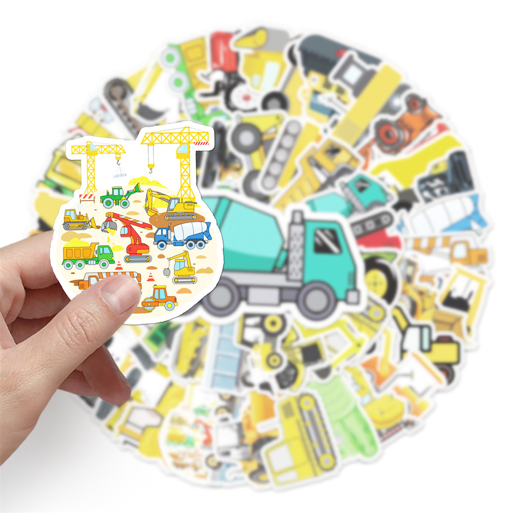 10/30/50 Buah Kartun Truk Eksk - Kids Toys In Wholesale ulasan dan harga