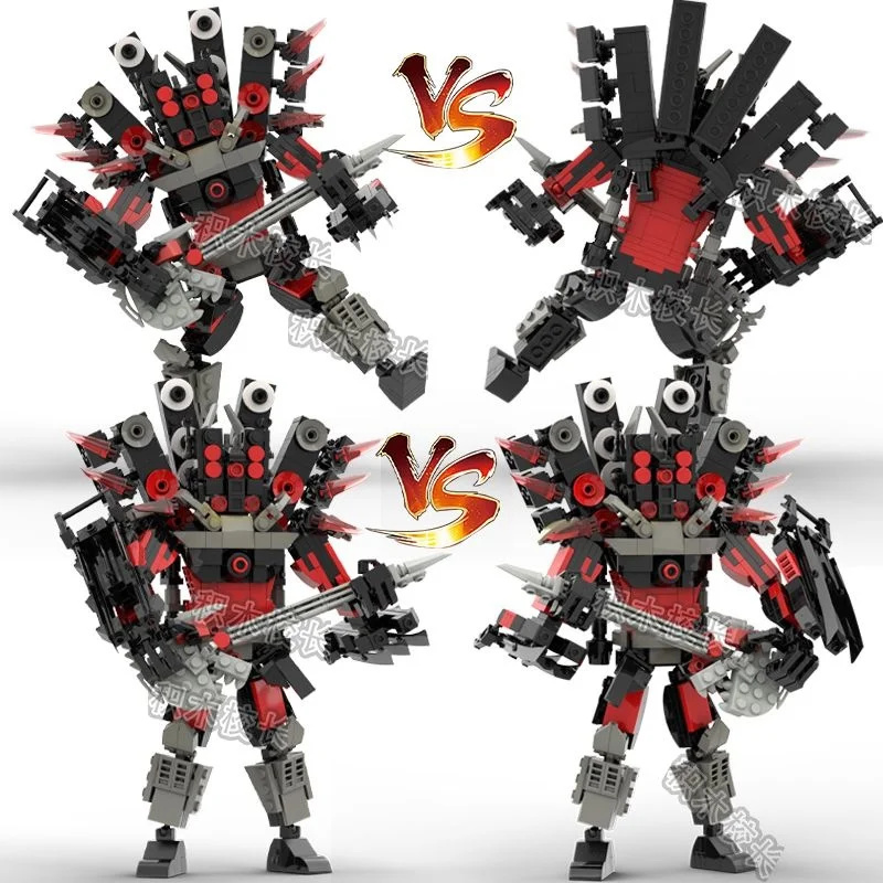 Skibidi blok bangunan Zombie S - Kids Toys Logo ulasan dan harga
