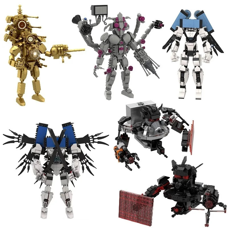 Skibidi blok bangunan Zombie S - Kids Toys Logo ulasan dan harga