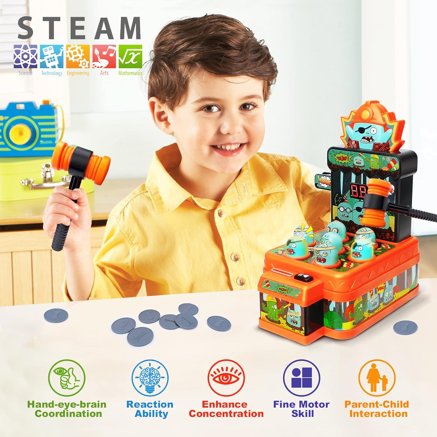 Mainan Zombie Whack Game untuk - Kids Zombie Toys ulasan dan harga