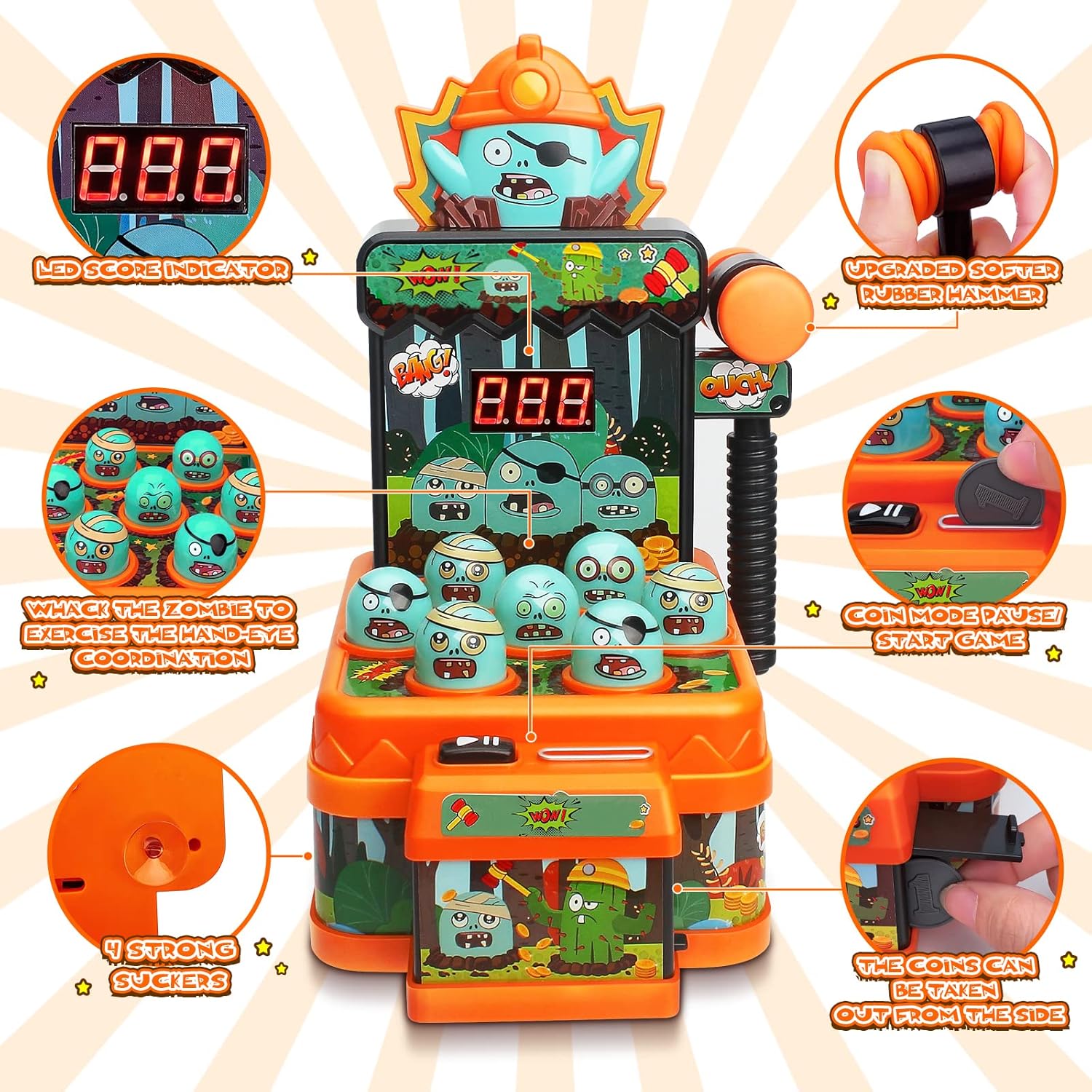 Mainan Zombie Whack Game untuk - Kids Zombie Toys ulasan dan harga