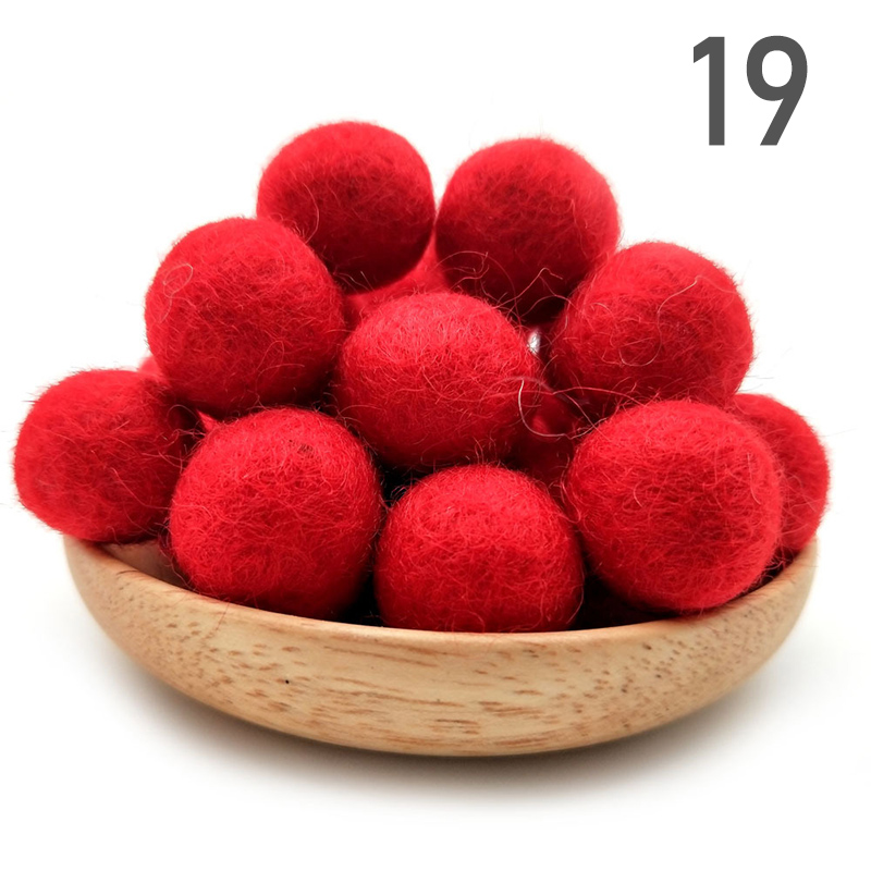 10/30 Buah 2Cm Wol Merasa Bola - Kids Toys In Wholesale ulasan dan harga