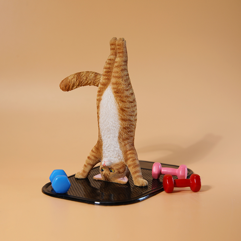 Model Hewan Yoga Kucing Mini S - Kids Yoga Toys ulasan dan harga