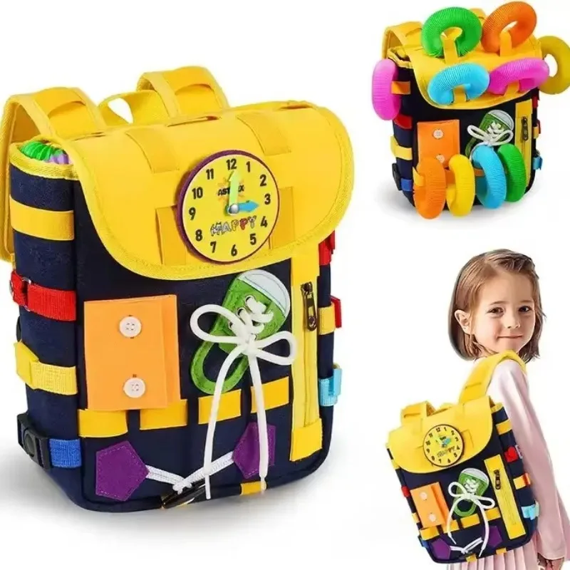 Ransel Felt Montessori untuk B - Kids Zipper Toys ulasan dan harga