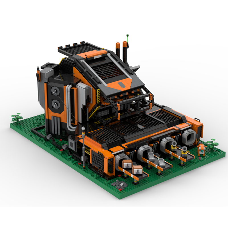 6035pcs MOC Mainan Model Pabri - Kids Toys Manufacturers ulasan dan harga