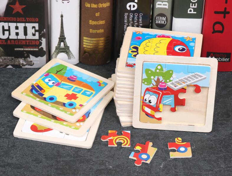 4 Buah/Lot 3D Teka-teki Jigsaw - Kids Toys In Wholesale ulasan dan harga
