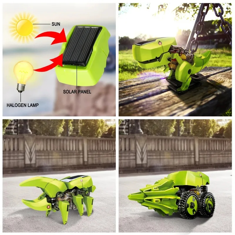 Kit Robot Tenaga Surya 3-in-1, - Kids Toys 10 Year Old ulasan dan harga