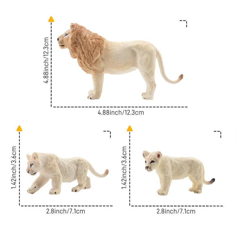 6 buah mainan Model hewan kelu - Kids Toys Under $5 ulasan dan harga