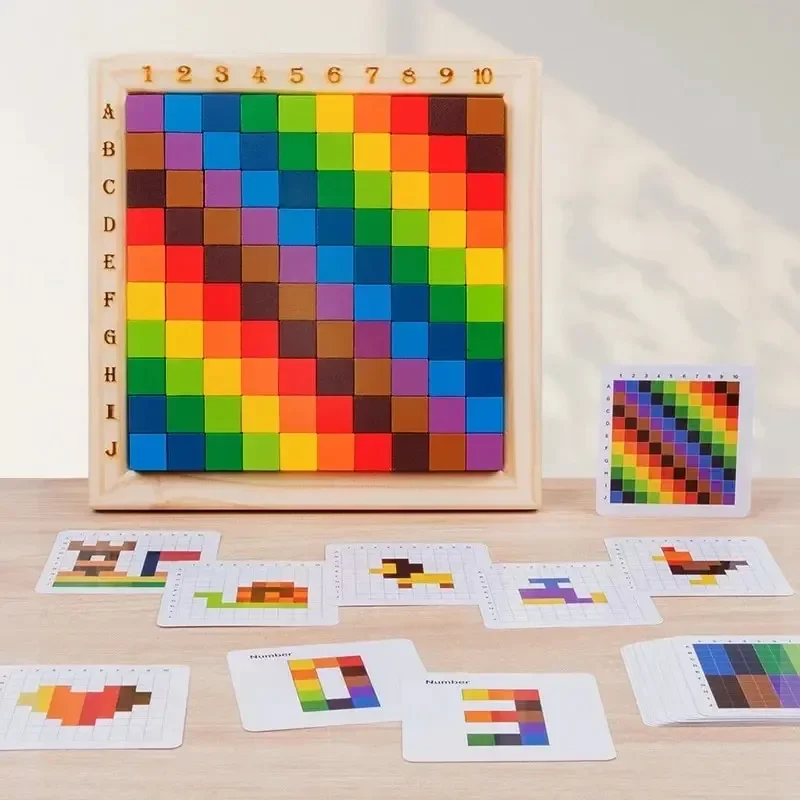 Mainan Puzzle Kayu Montessori  - Kids Toys Under 100 ulasan dan harga
