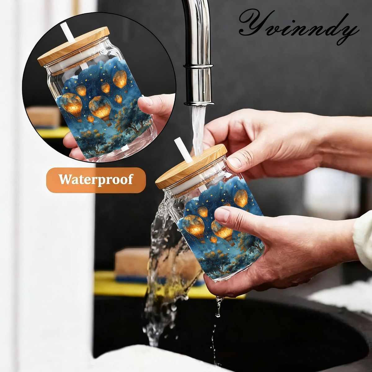 5 Buah/Set Kertas Transfer UV  - Water Balloon Set ulasan dan harga