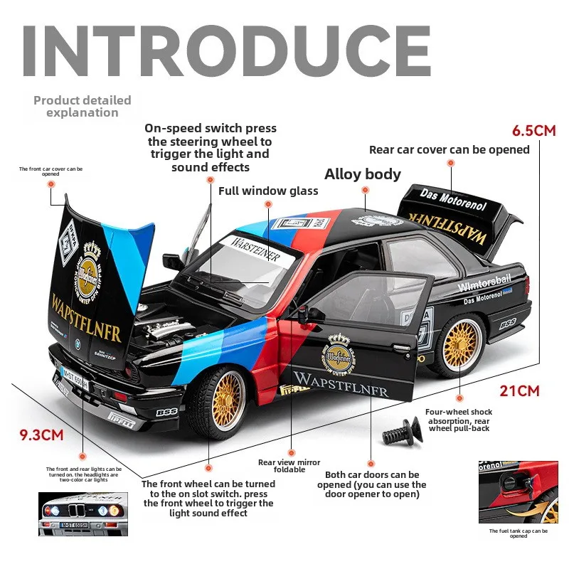 Simulasi 1:24 Model Mobil Bala - Kids Toys Under 100 ulasan dan harga